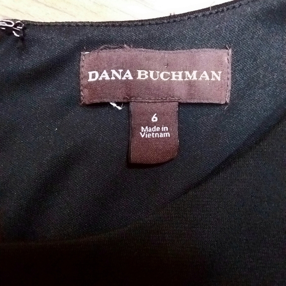 Dana Buchman Women's Blue & Black Color Block Sheath Dress - Picture 3 of 4